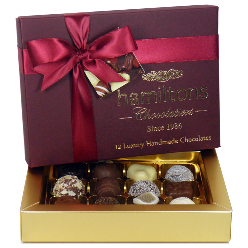 Luxury store chocolate box